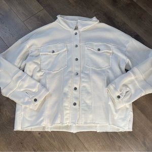 POL white lightweight jacket